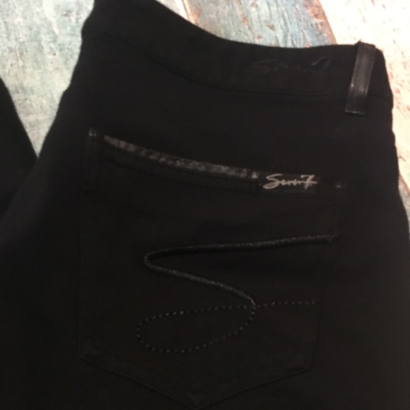 Seven7 black jeggings - Picture 2 of 7